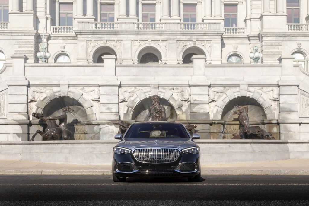 Ride in style with silver goblets for Mercedes Maybach S-class