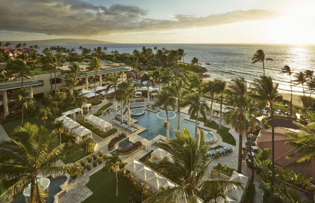 Aerial view of Four Seasons
Resort Maui at Wailea